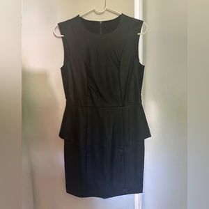 BCBG Faux Leather Black Mini